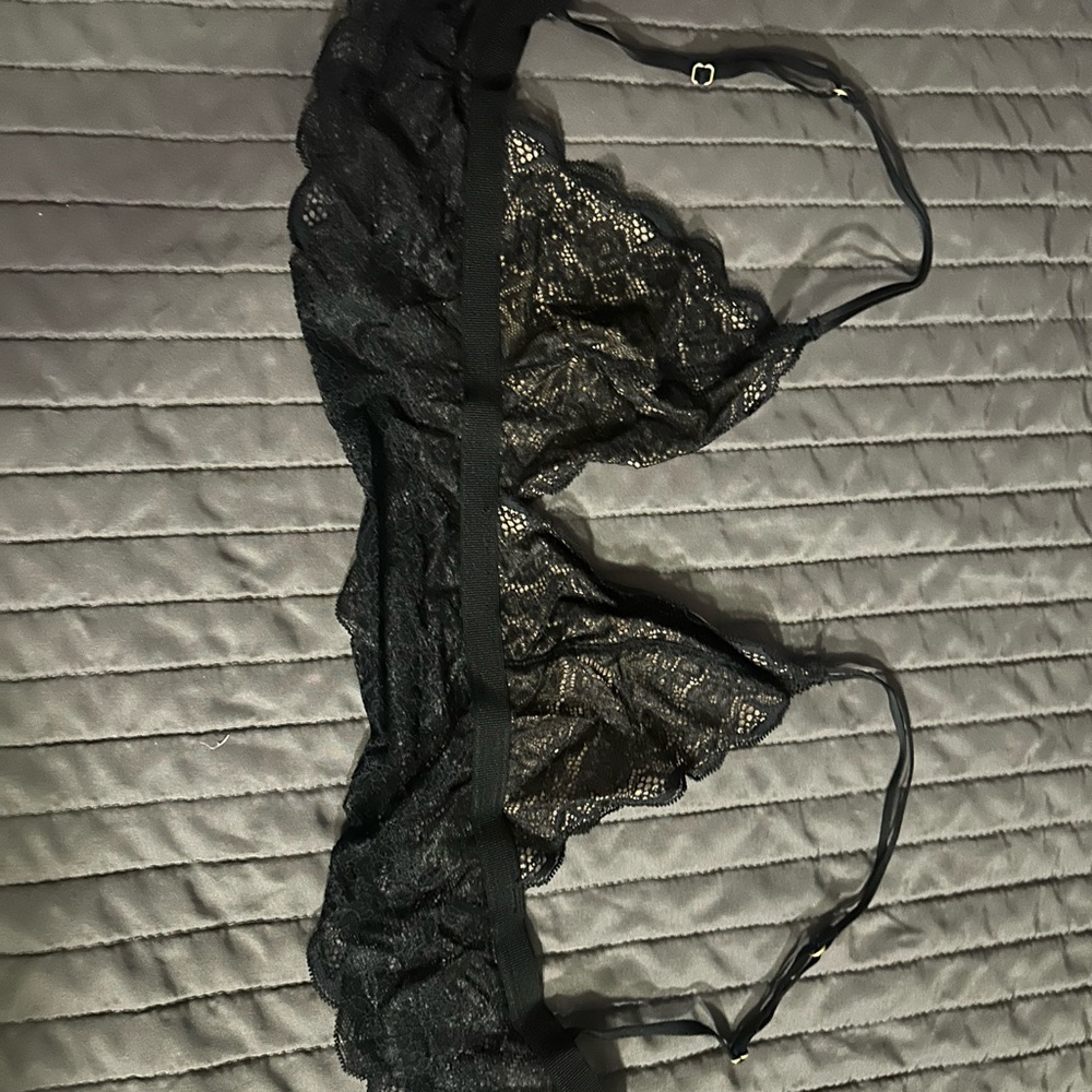 Madewell Black Lace Bralette